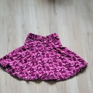 The Children's Place Pink Camouflage Skater Skirt